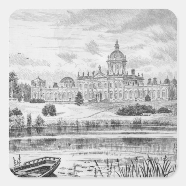 Castle Howard Square Sticker (Front)