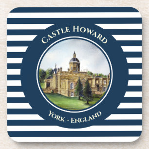 Castle Howard York England Watercolor Painting Coaster