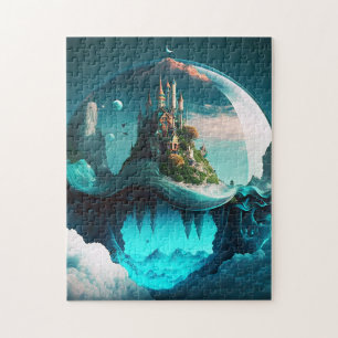Castle In Crystal Ball Jigsaw Puzzle