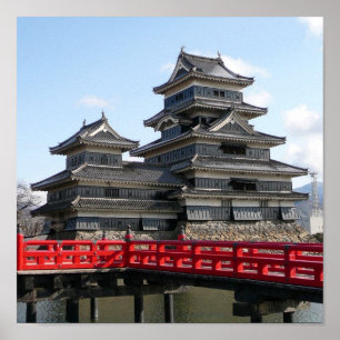 Castle in Japan Poster