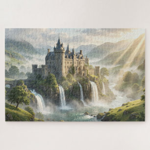 Castle in the Misty Glen Jigsaw Puzzle