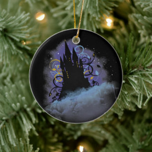 Castle in the Sky Ceramic Ornament