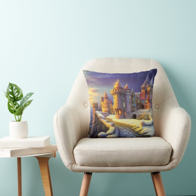 Castle in the Snow Cushion (Chair)