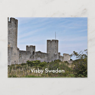 Castle in Visby, Visby Gotland Sweden Postcard