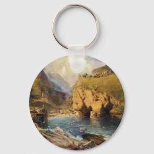 Castle Inspired by Legends Key Ring