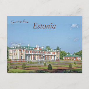 Castle Katharinental in Tallin Estonia Postcard