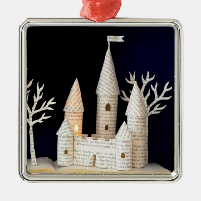 Castle light box 2013 metal ornament (Front)