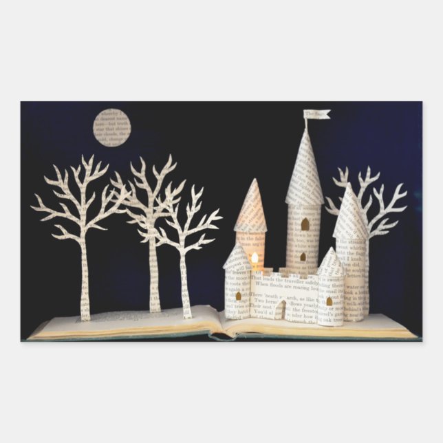 Castle light box 2013 rectangular sticker (Front)