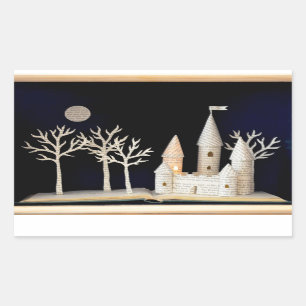 Castle light box 2013 rectangular sticker