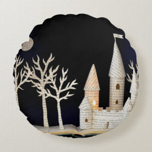 Castle light box 2013 round cushion