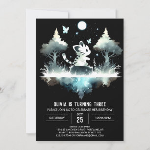 Castle Little Tiger Birthday Invitation