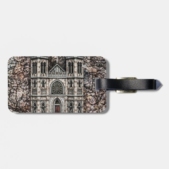 Castle Luggage Tag (Back Horizontal)