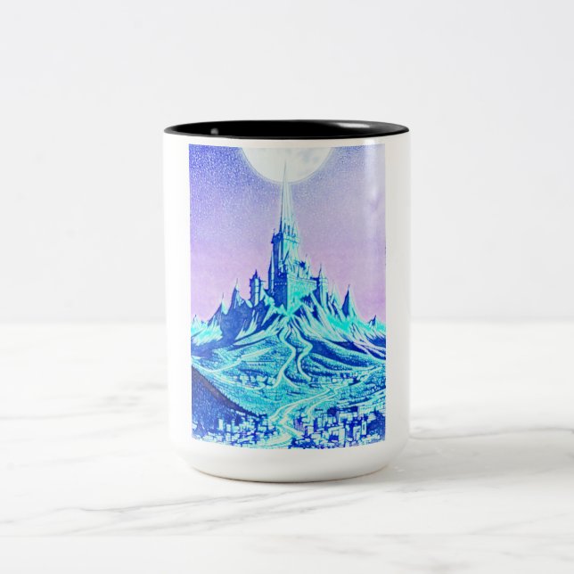 Castle Maelstrom Two-Tone Coffee Mug (Center)
