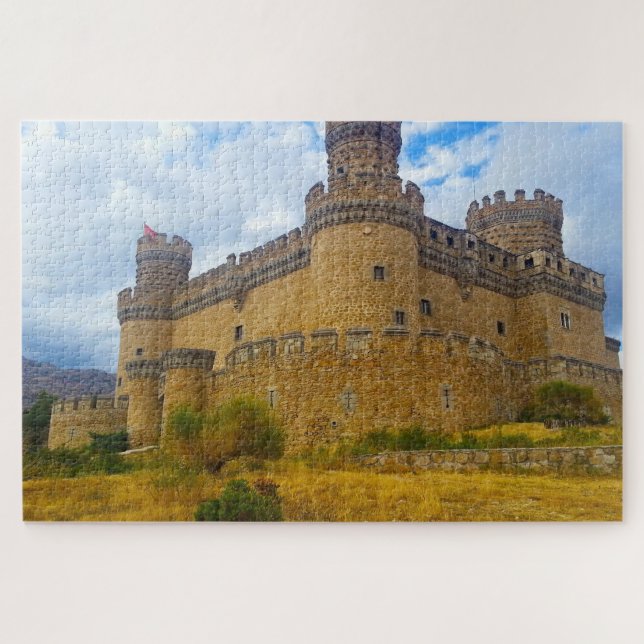 Castle Manzanares Madrid. Jigsaw Puzzle (Horizontal)