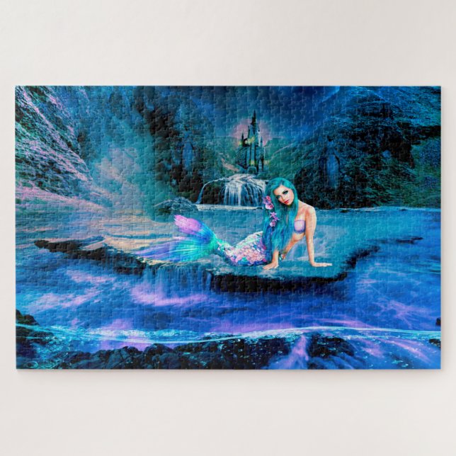 Castle Mermaid Jigsaw Puzzle (Horizontal)