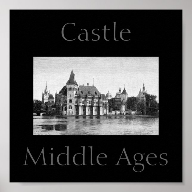 Castle Middle Ages Poster (Front)