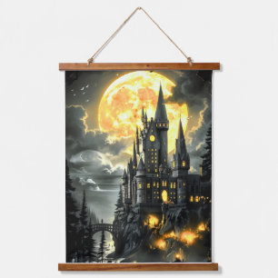castle night wall hangging Tapestry