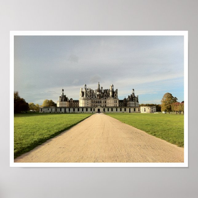 Castle of Chambord, France Poster (Front)