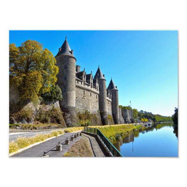 Castle of Josselin in France Photo Print (Front)