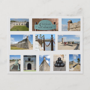 Castle of San Marcos Postcard St. Augustine, Fl.