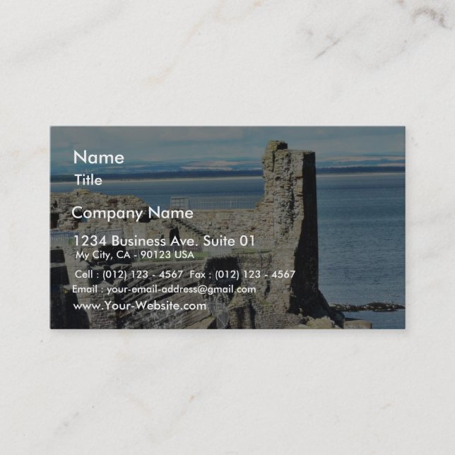 Castle Of St Andrew Business Card (Front)