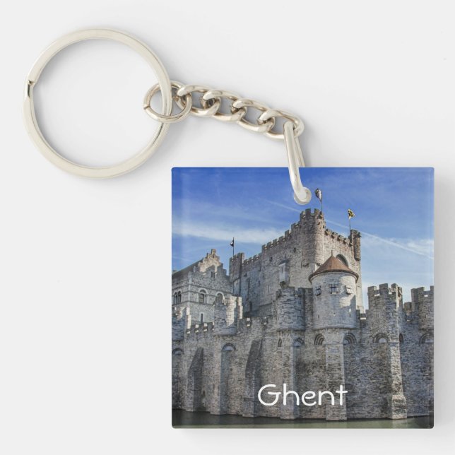 Castle of the Counts in Ghent. Key Ring (Front)