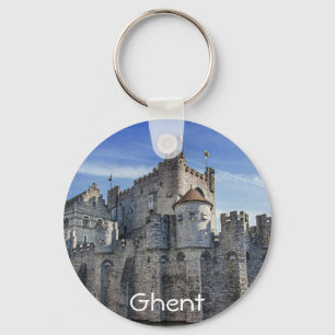 Castle of the Counts in Ghent Key Ring