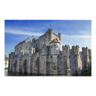Castle of the Counts in Ghent Photo Print