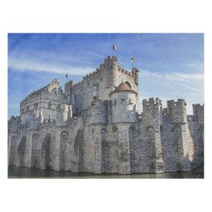 Castle of the Counts in Ghent Tablecloth