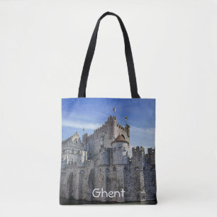 Castle of the Counts in Ghent Tote Bag