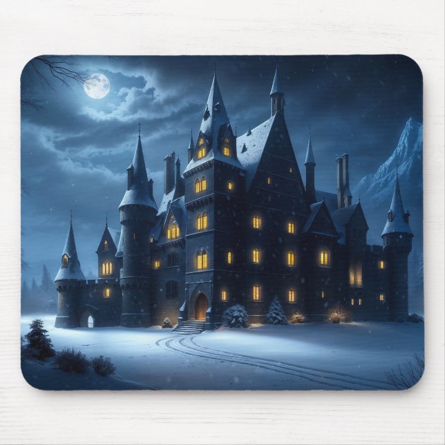 Castle of the Hollow Cold Night Mouse Pad (Front)
