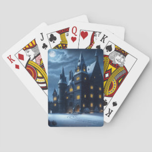 Castle of the Hollow Cold Night Playing Cards