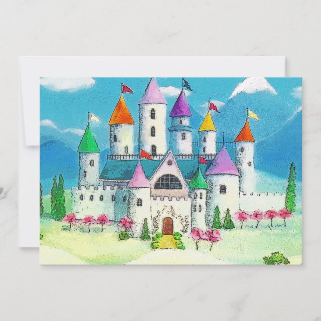Castle of the Princesses Invitation (Front)