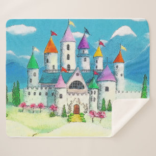 Castle of the Princesses Sherpa Blanket