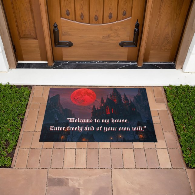 Castle of the Vampire's Blood Doormat (Outdoor)