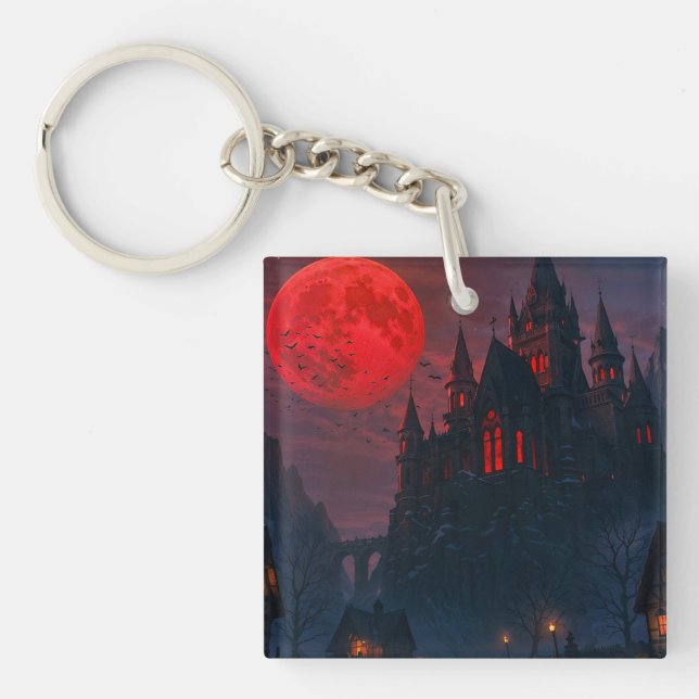 Castle of the Vampire's Blood Key Ring (Front)