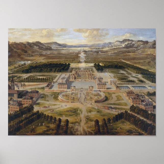 Castle of Versailles - Pierre Patel - 1668 Poster (Front)