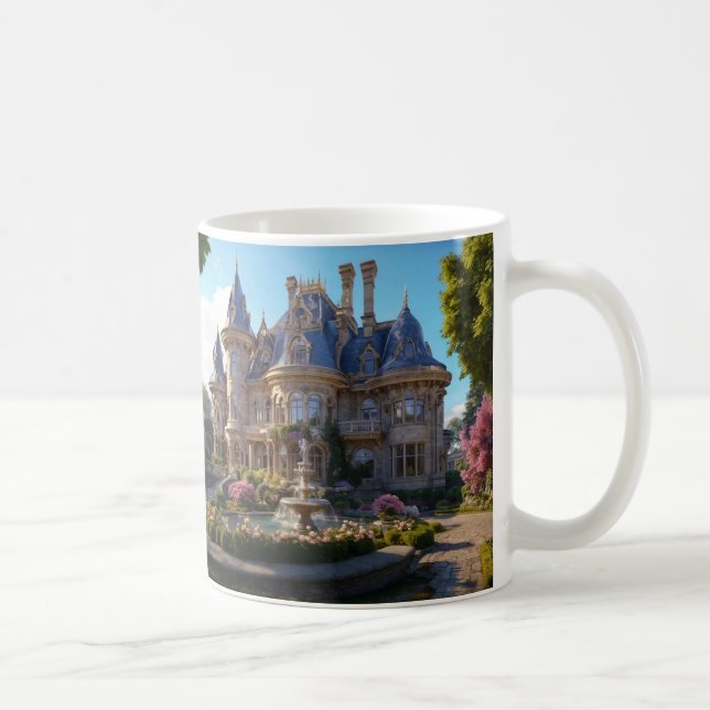 Castle of Victorian Splendour Coffee Mug (Right)