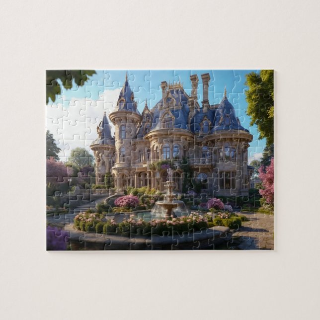 Castle of Victorian Splendour Jigsaw Puzzle (Horizontal)