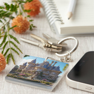 Castle of Victorian Splendour Key Ring