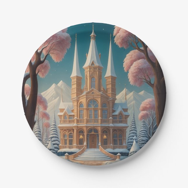 Castle of Whispering Dreams Paper Plate (Front)