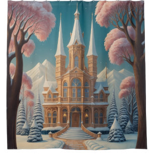Castle of Whispering Dreams Shower Curtain