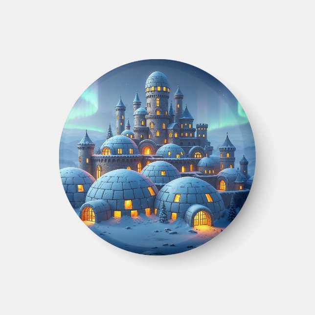 Castle of Winter Hearth Magnet (Front)