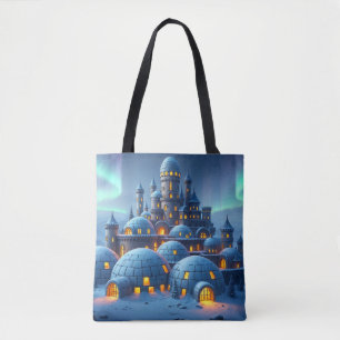 Castle of Winter Hearth Tote Bag
