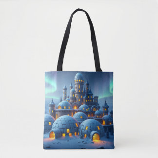 Castle of Winter Hearth Tote Bag