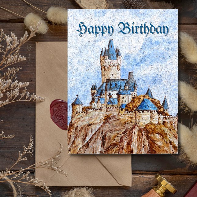 Castle on the River Rhine Postcard (Creator Uploaded)