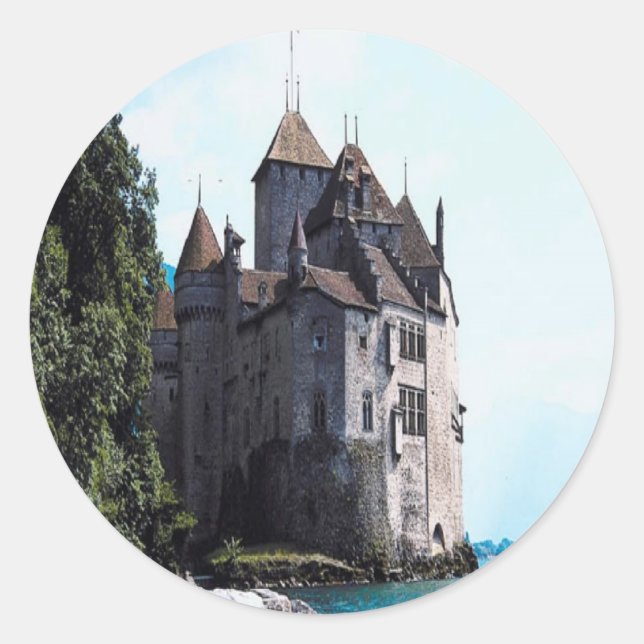 castle on the water sticker (Front)