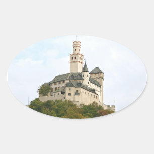 Castle Oval Sticker