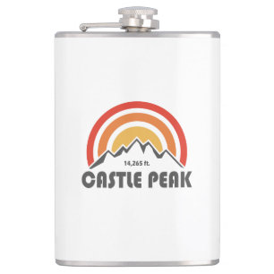 Castle Peak Hip Flask