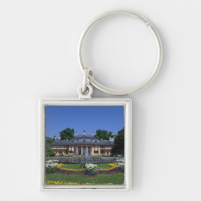 Castle Pillnitz, Dresden, Saxony, Germany Key Ring (Front)